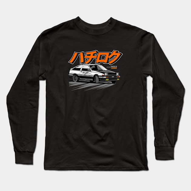 Sprinter Trueno AE86 Long Sleeve T-Shirt by tdK